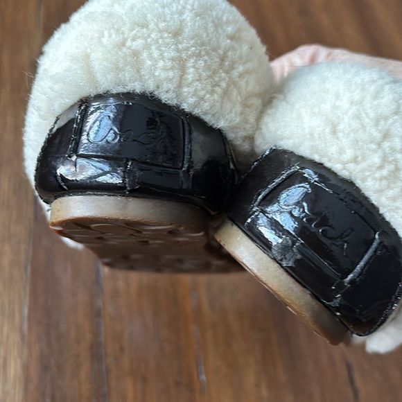 Coach Carsyn Shearling Coach signature moccasins indoor/outdoor - Picture 10 of 10